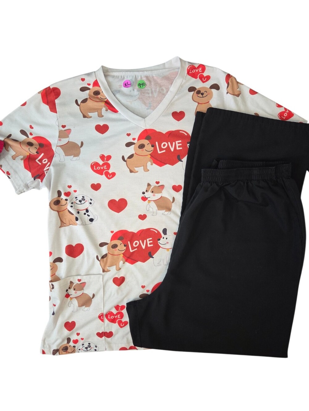 Puppy Love Scrub Set